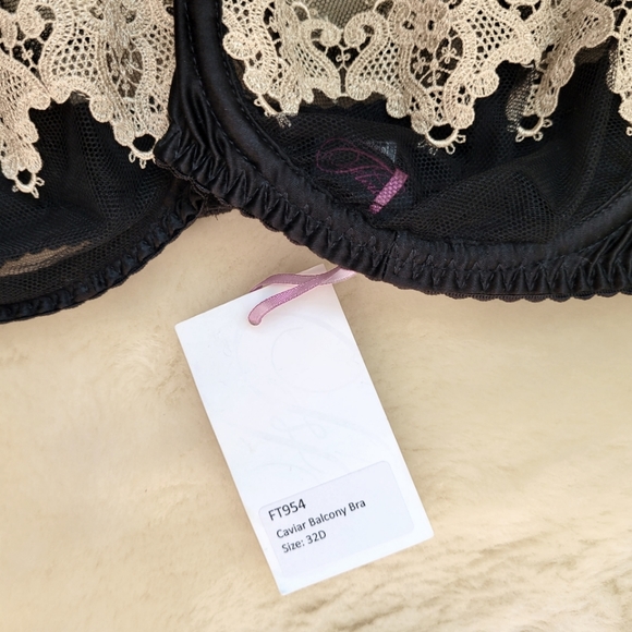 Fleur of England Caviar Balcony Bra Brief Set - Picture 8 of 12